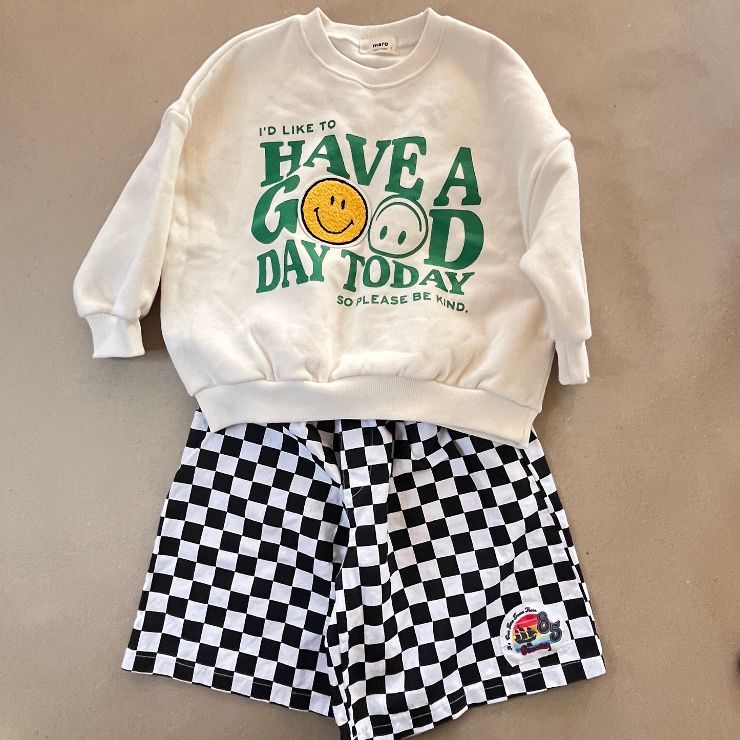 Long Check Shorts