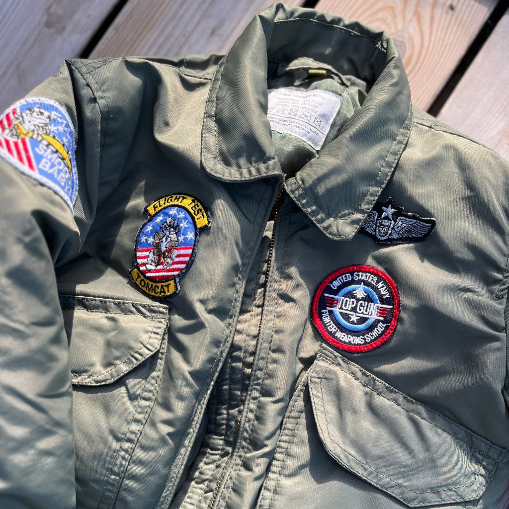 Top Gun Pilotjakke 5-6 år