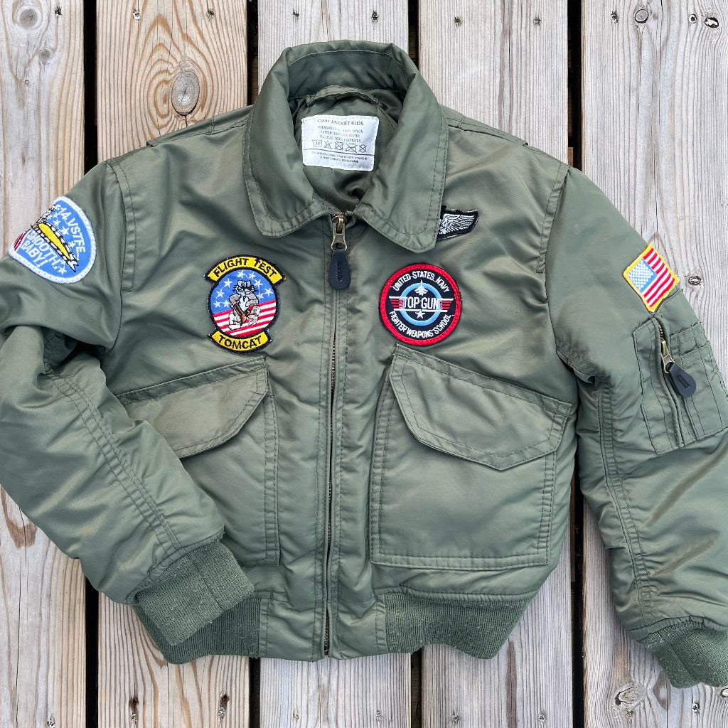 Top Gun Pilotjakke 5-6 år
