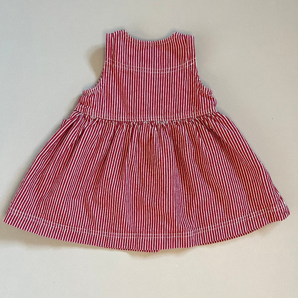 Oshkosh kjole i bolsjestriber str. 3 måneder