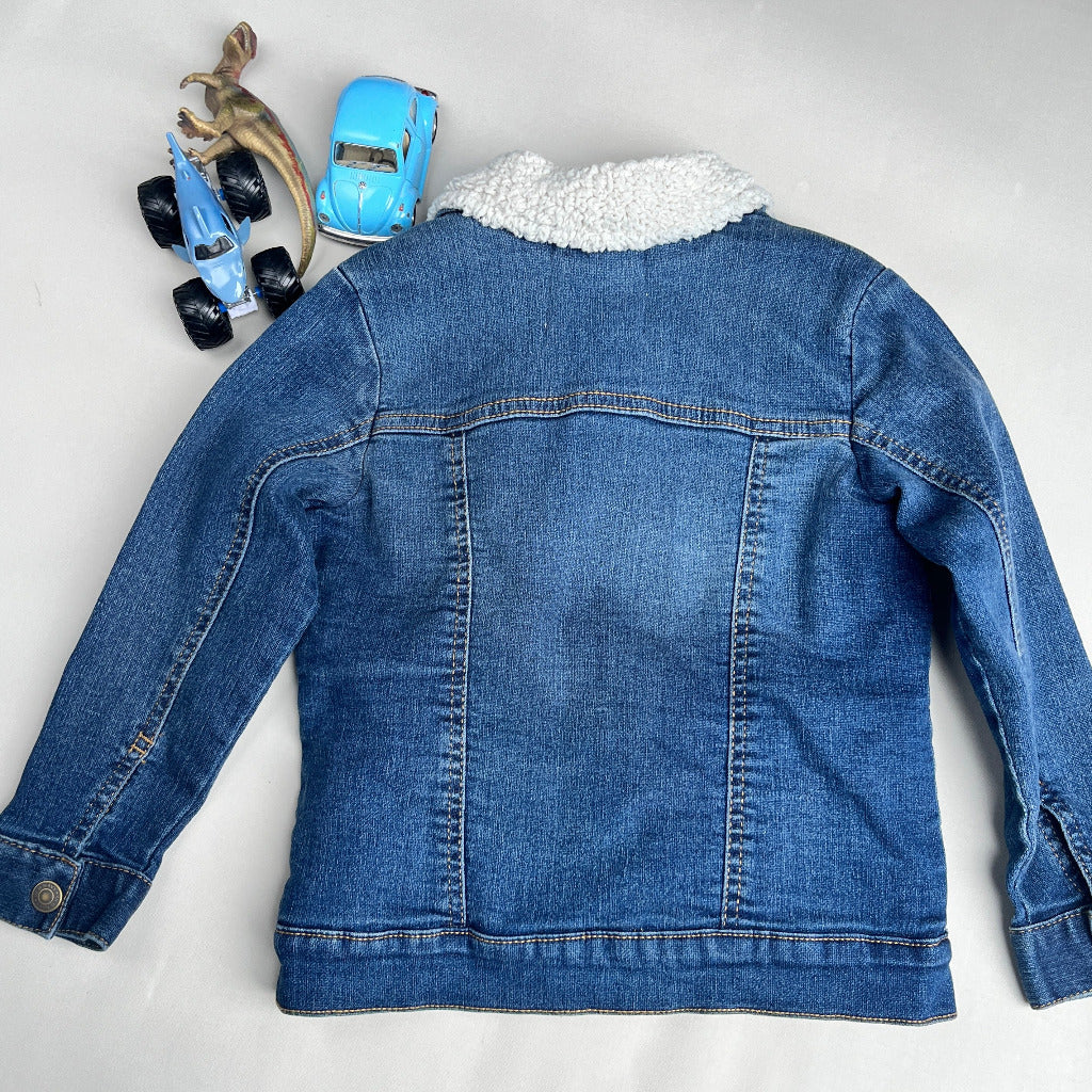 Denimjakke med bamsefoer fra Old Navy