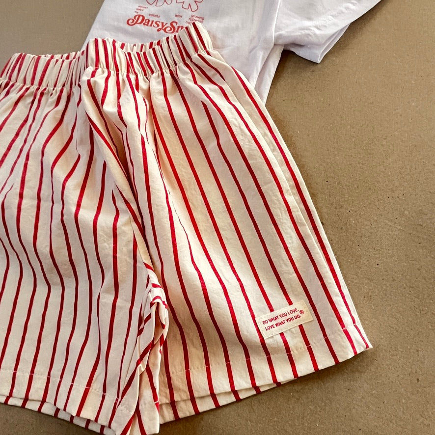 Small striped shorts