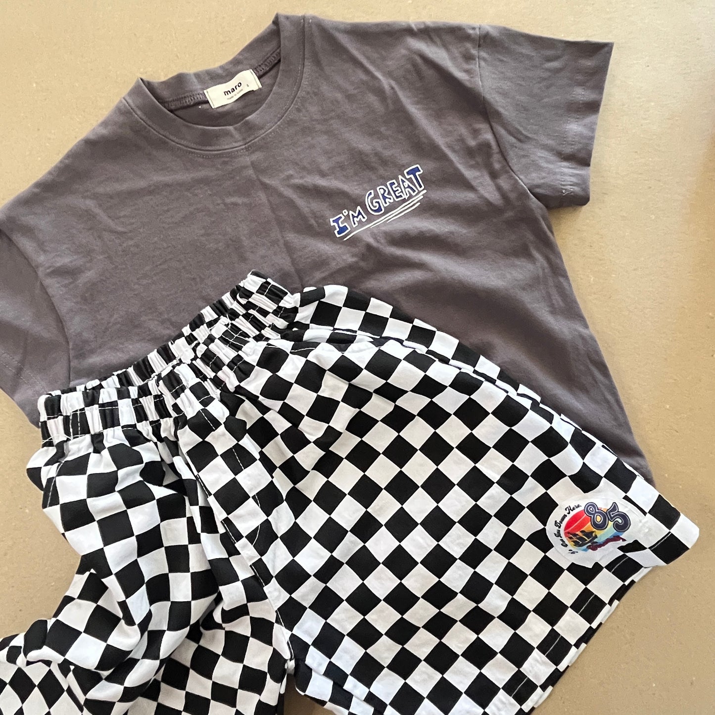 Long Check Shorts