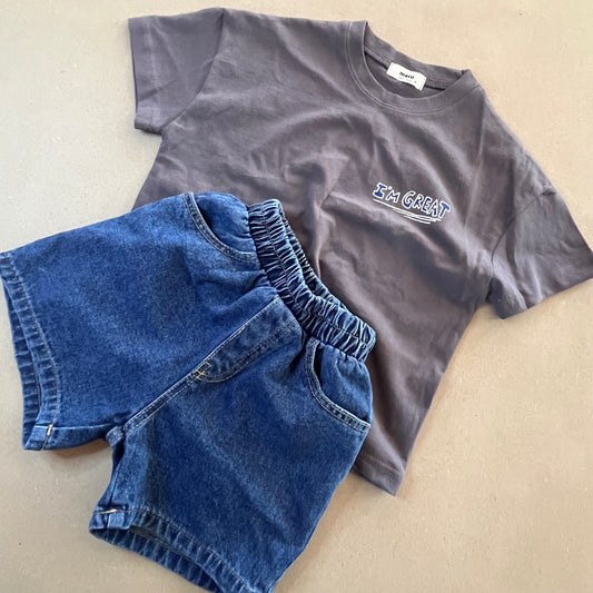 Basic Denim Shorts