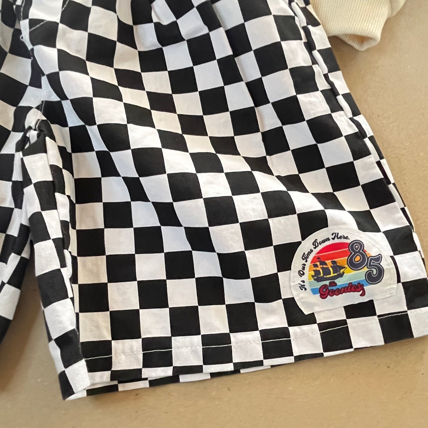 Long Check Shorts