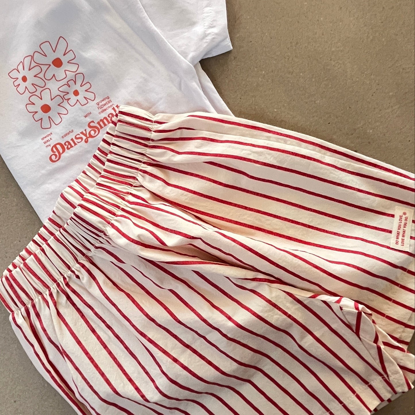 Small striped shorts
