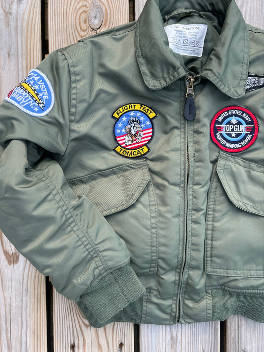 Top Gun Pilotjakke 5-6 år