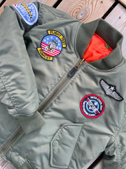Top Gun Pilotjakke 3-4 år
