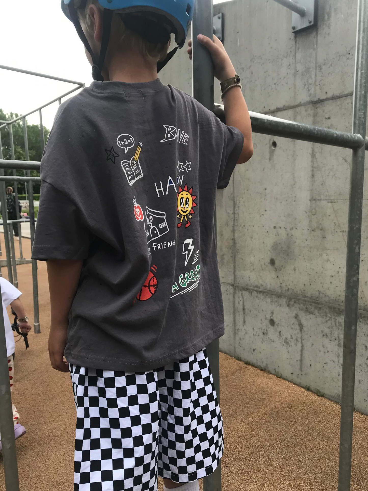 Long Check Shorts