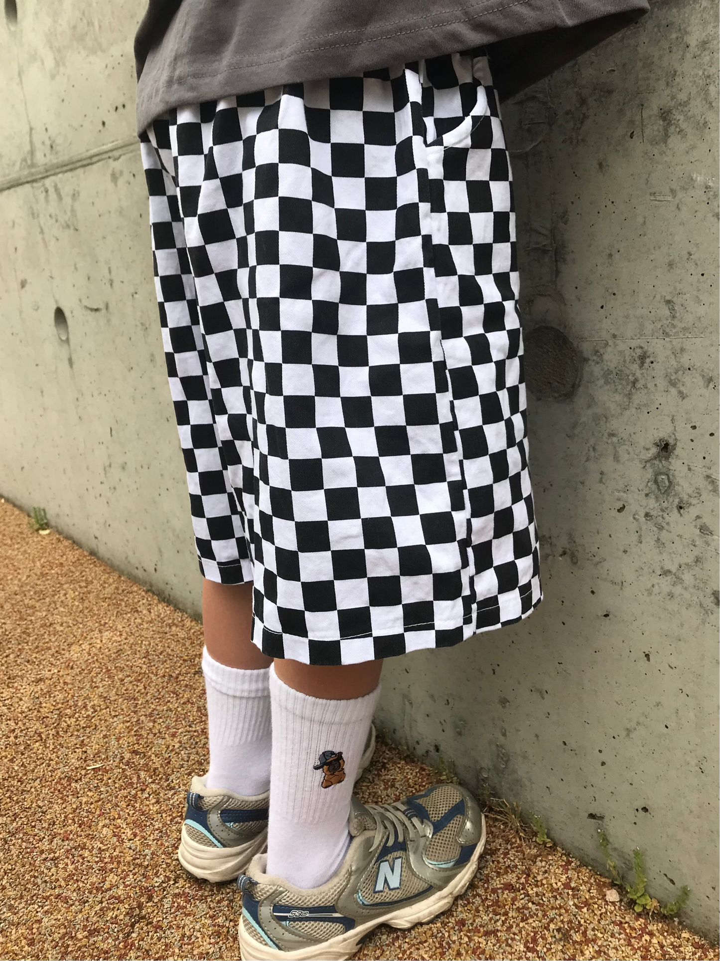 Long Check Shorts